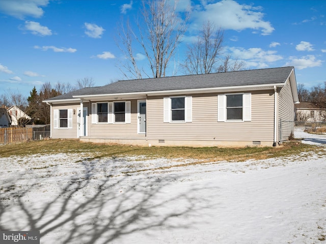 view of front of property