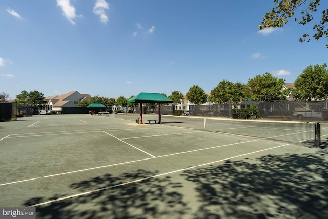 view of tennis court