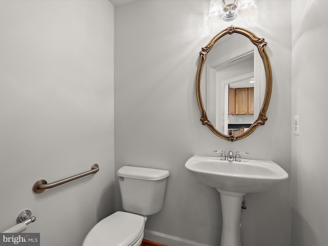 bathroom with toilet