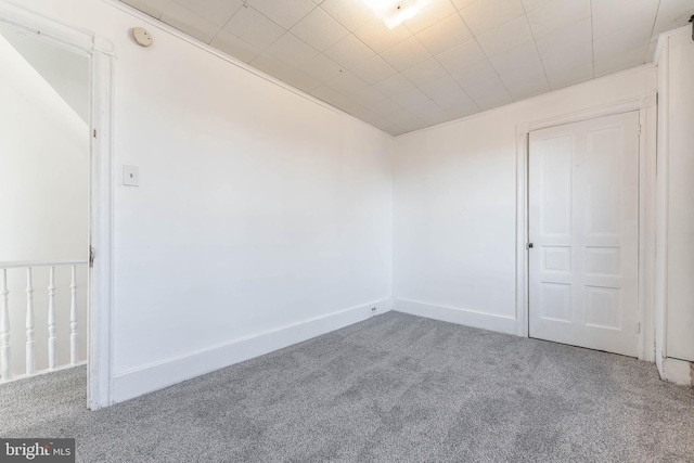 spare room featuring carpet floors