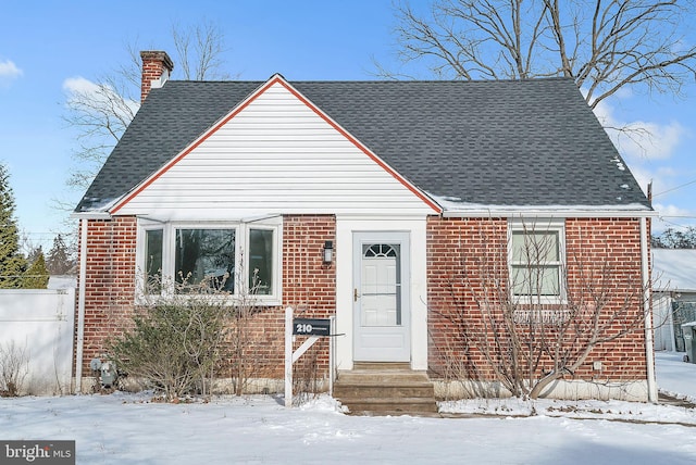 view of front of property