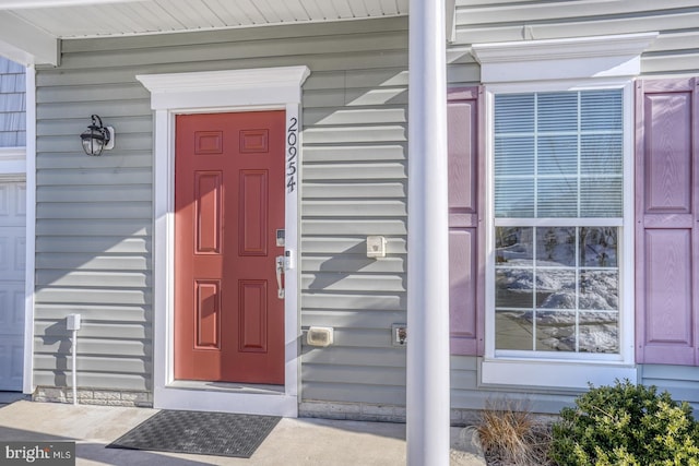 view of property entrance