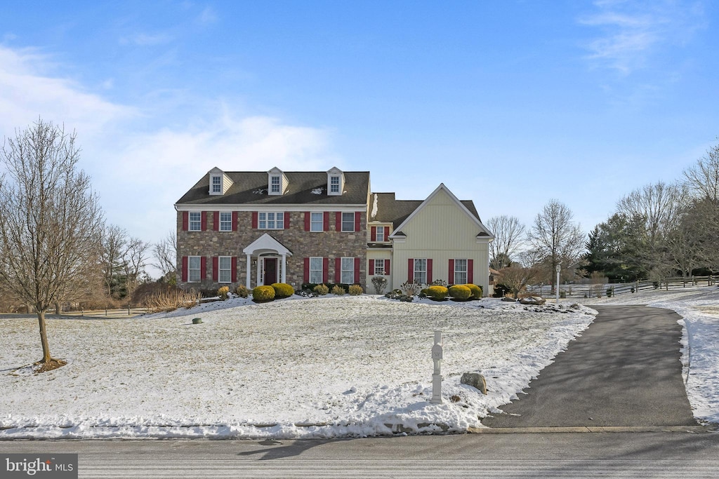 view of colonial house