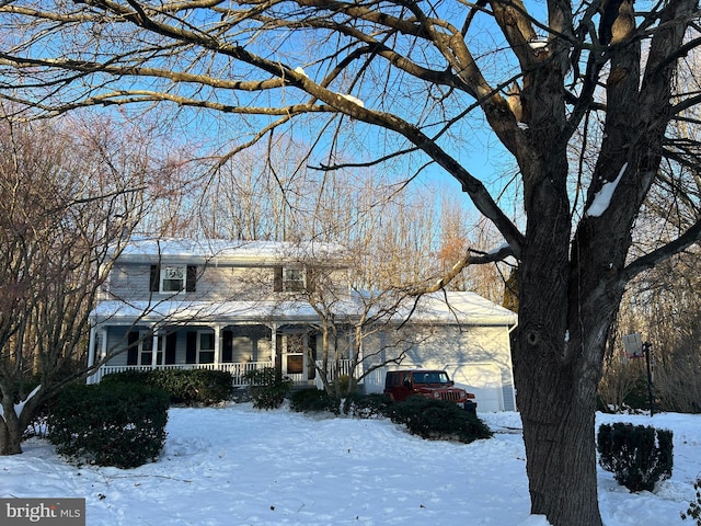 view of front of home featuring a porch