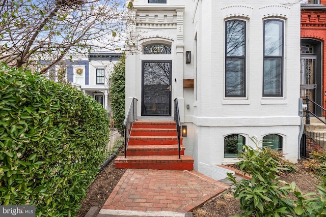 view of entrance to property