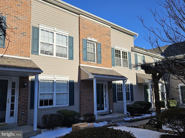 view of townhome / multi-family property