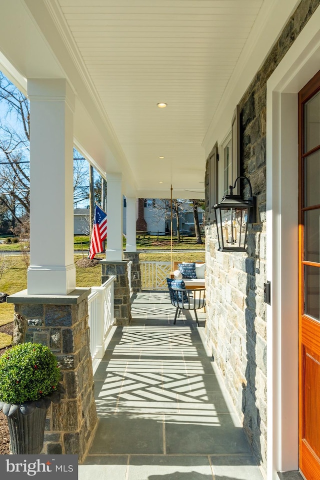 view of patio