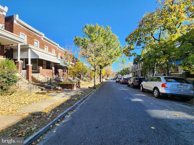 view of street