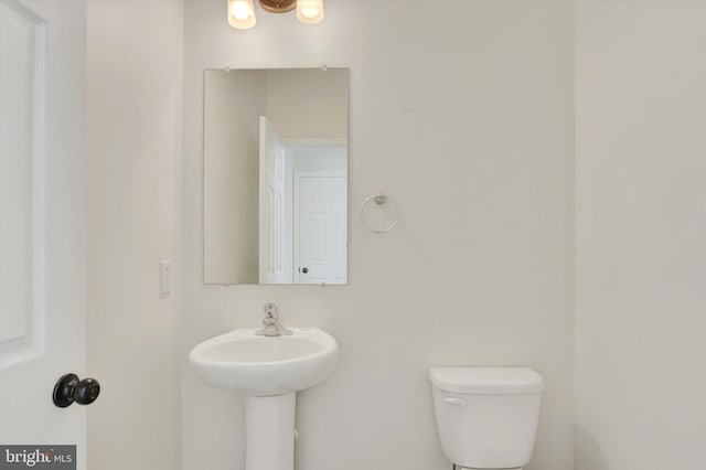 bathroom with toilet