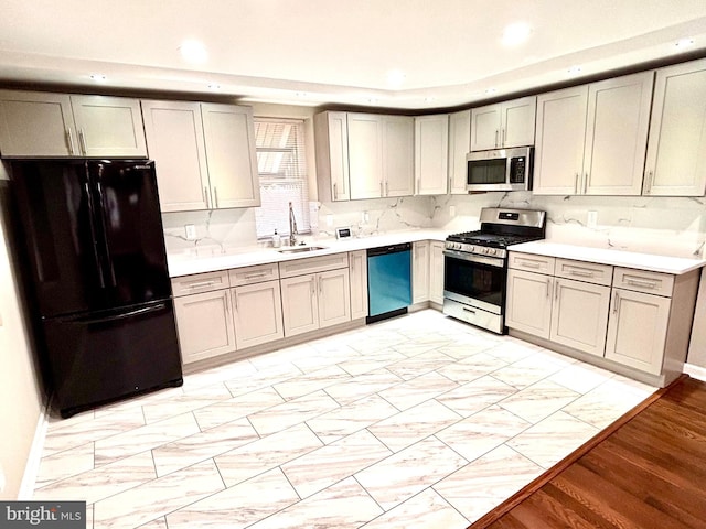 kitchen featuring sink and stainless steel appliances