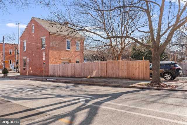 view of side of property