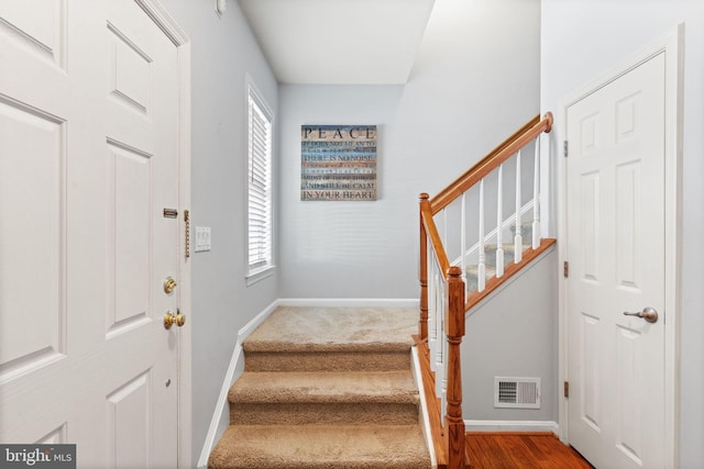 view of foyer entrance