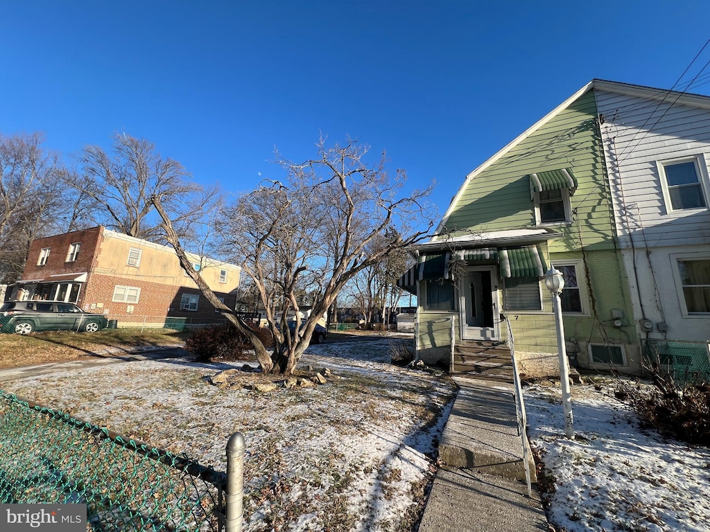 view of side of home