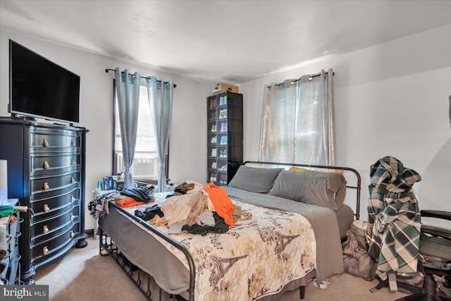 bedroom featuring carpet floors