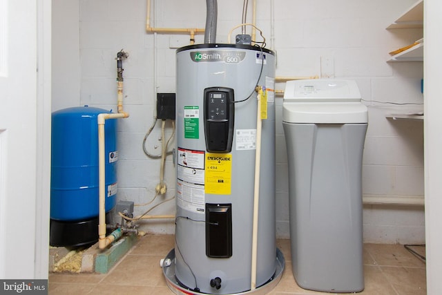 utilities featuring electric water heater