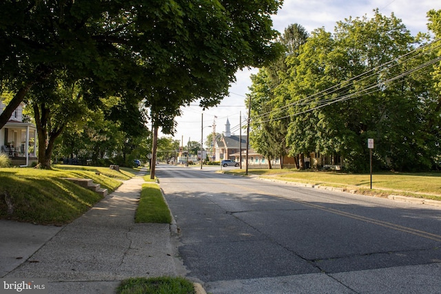 view of road