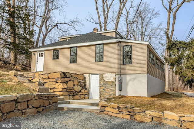 view of front of home