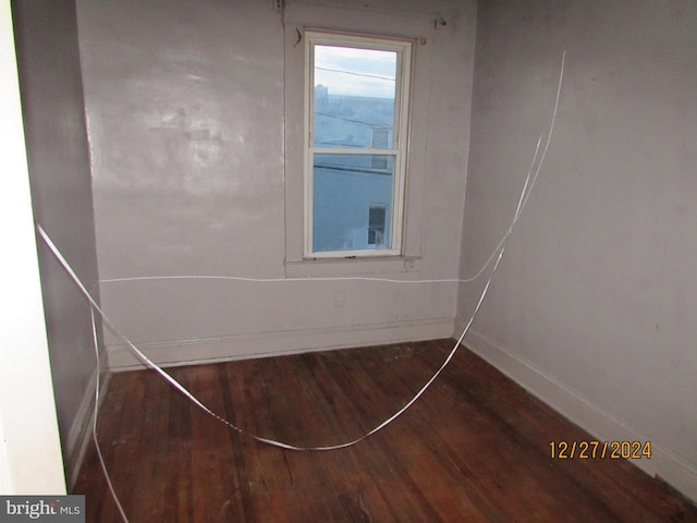 interior space with wood-type flooring