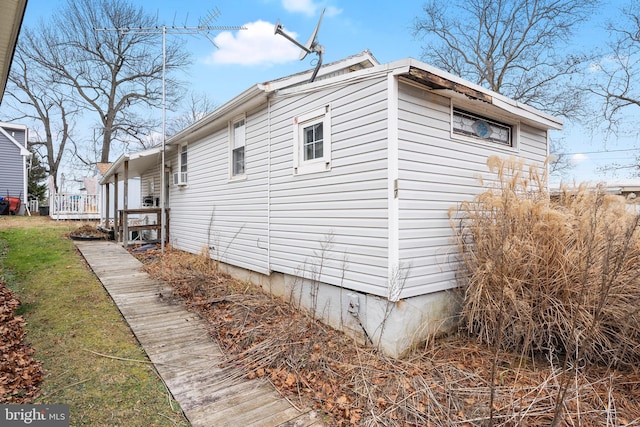 view of side of property