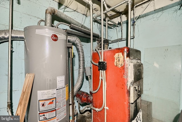 utilities featuring water heater