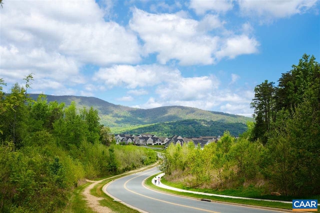 view of mountain feature