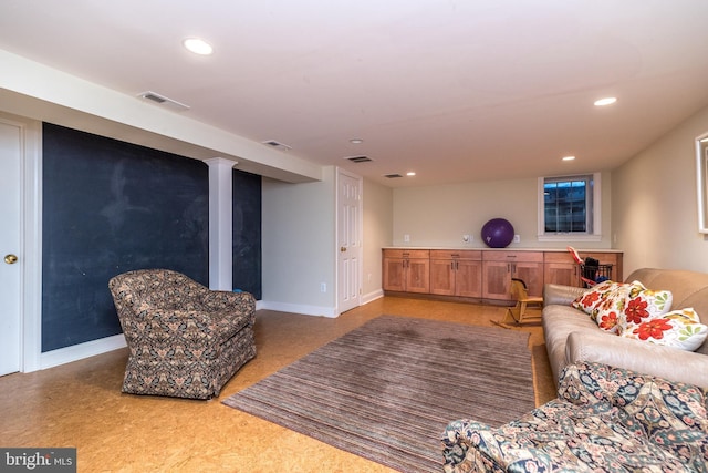 view of living room