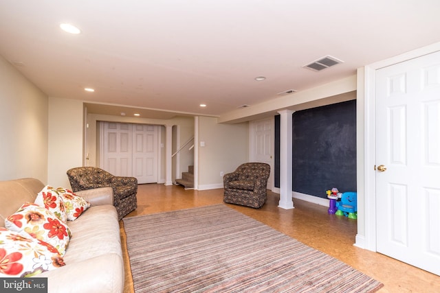 view of living room