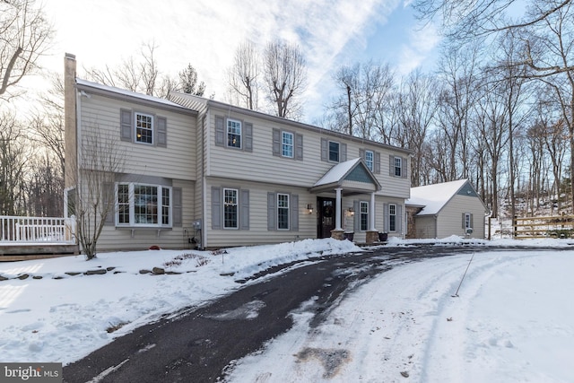 view of front of property