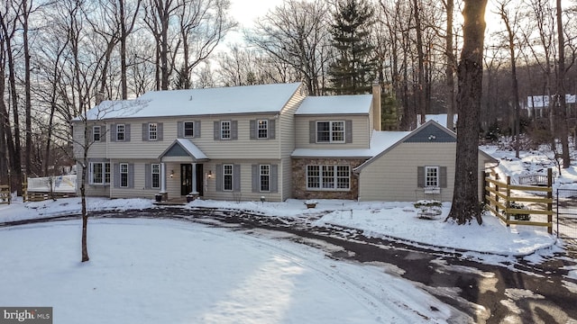 view of front of property