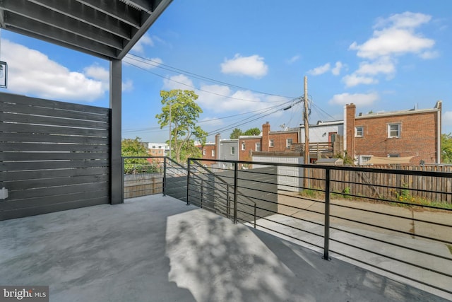 view of patio