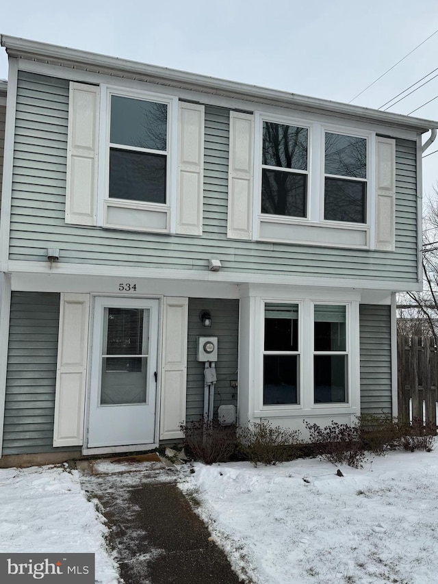 view of townhome / multi-family property