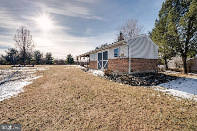 view of side of property