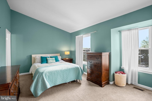 bedroom with carpet flooring