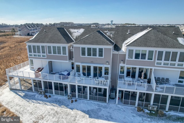 view of back of property