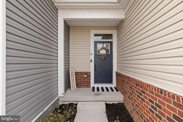 view of entrance to property