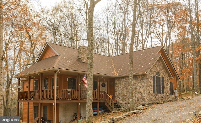 view of front of home