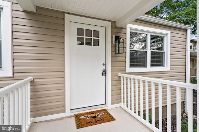 view of property entrance