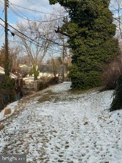 view of snowy yard