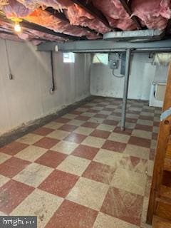 view of basement