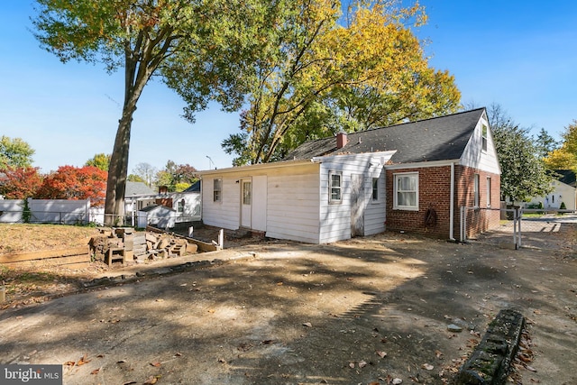 view of side of home