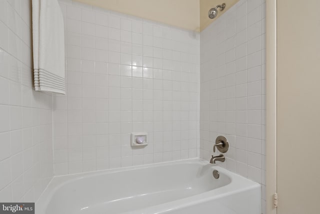 bathroom featuring tub / shower combination