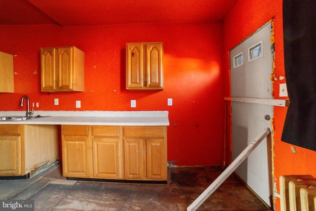 kitchen featuring sink