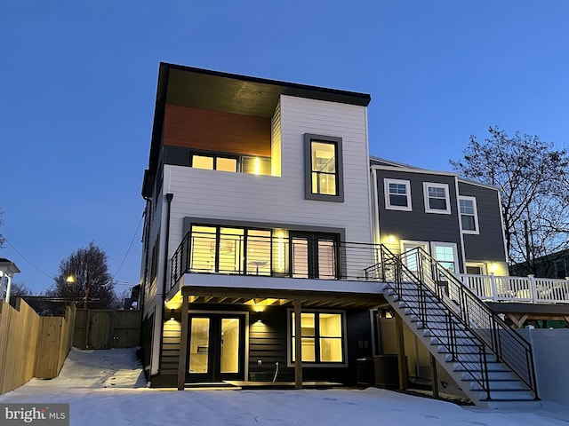 view of rear view of house