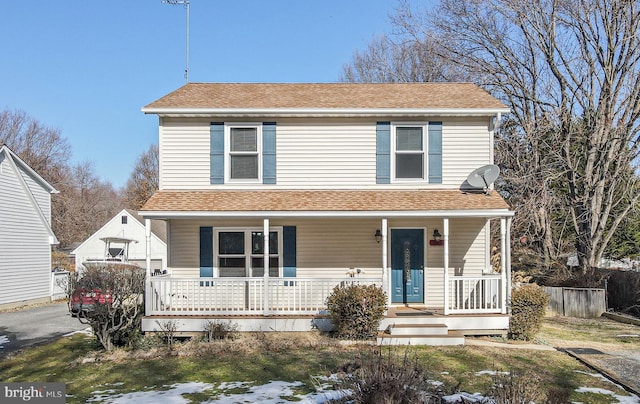 front of property with covered porch