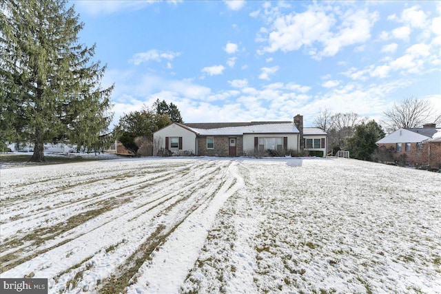 view of front of home