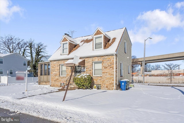 view of cape cod-style house