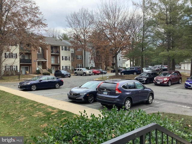 view of car parking