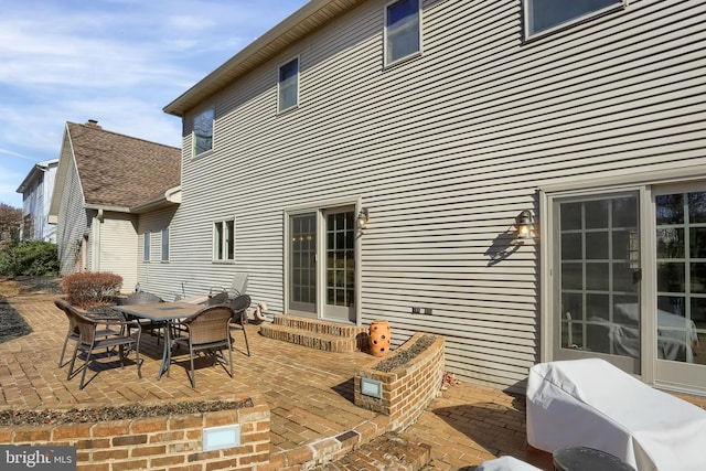 view of patio with grilling area