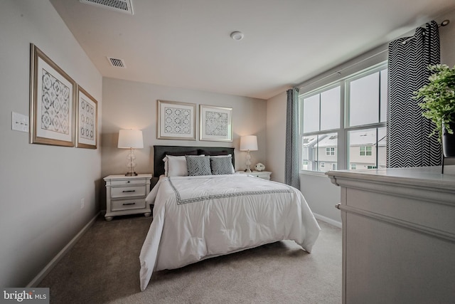 bedroom with carpet flooring