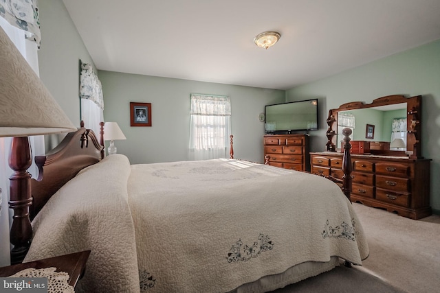 bedroom with carpet flooring